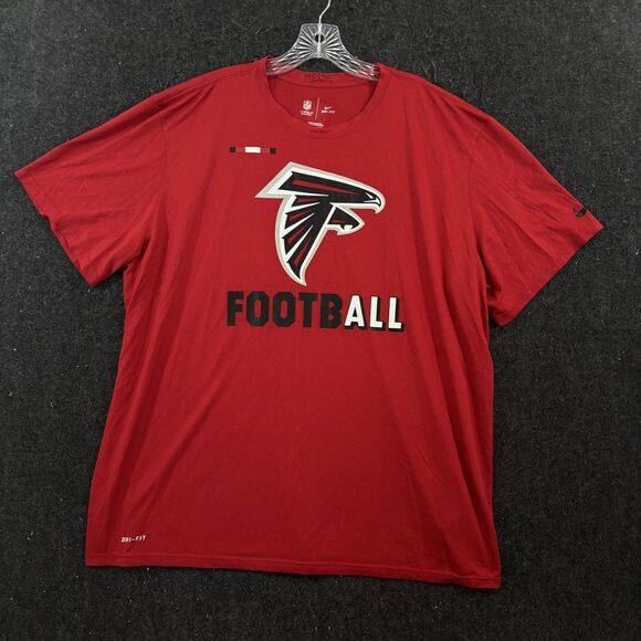 Nike Other - Atlanta Falcons Shirt Men's 3XL Red Graphic Nike Dri-FIT On Field Tee